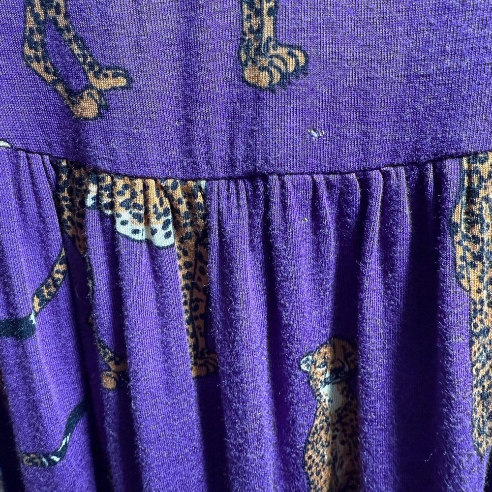 ModCloth Cheetah Print Knit Dress Flawed* - Picture 6 of 8